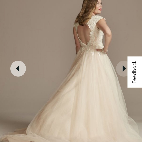 Wedding Dress and Veil - Picture 2 of 4